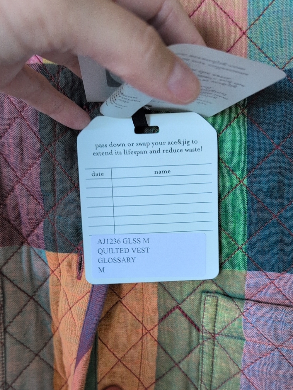 Ace & Jig Quilted Vest in Glossary - Picture 4 of 5